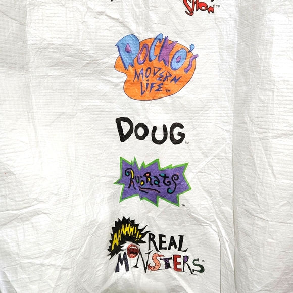 COPY - Vintage 90's Nickelodeon Tyvek windbreaker. Size adult small. - Picture 10 of 14